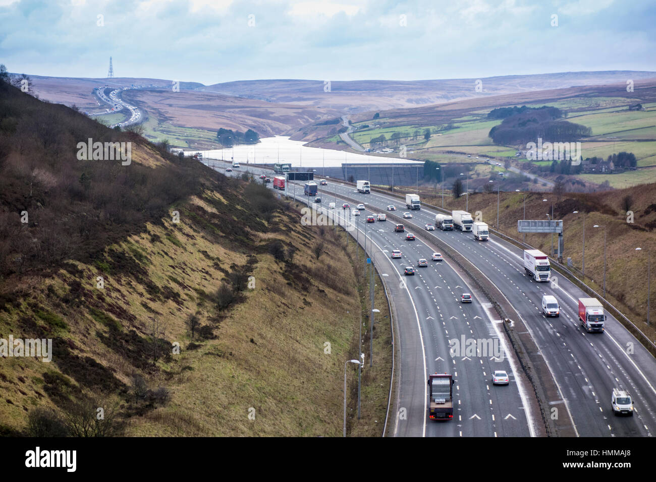 m62 traffic high resolution stock photography and images alamy