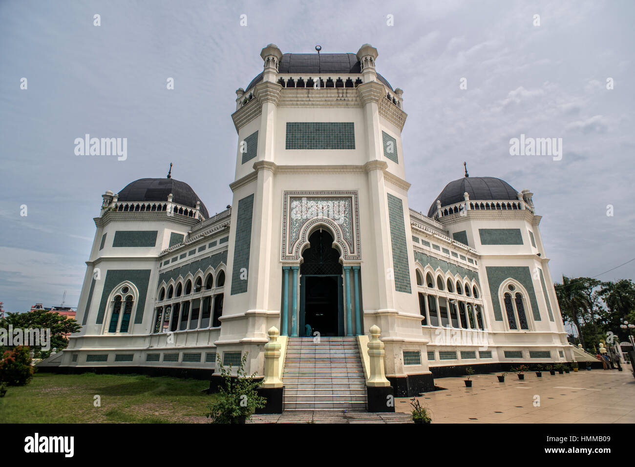 The Grand Mosque in Medan, Sumatra, Indonesia. Stock Photo