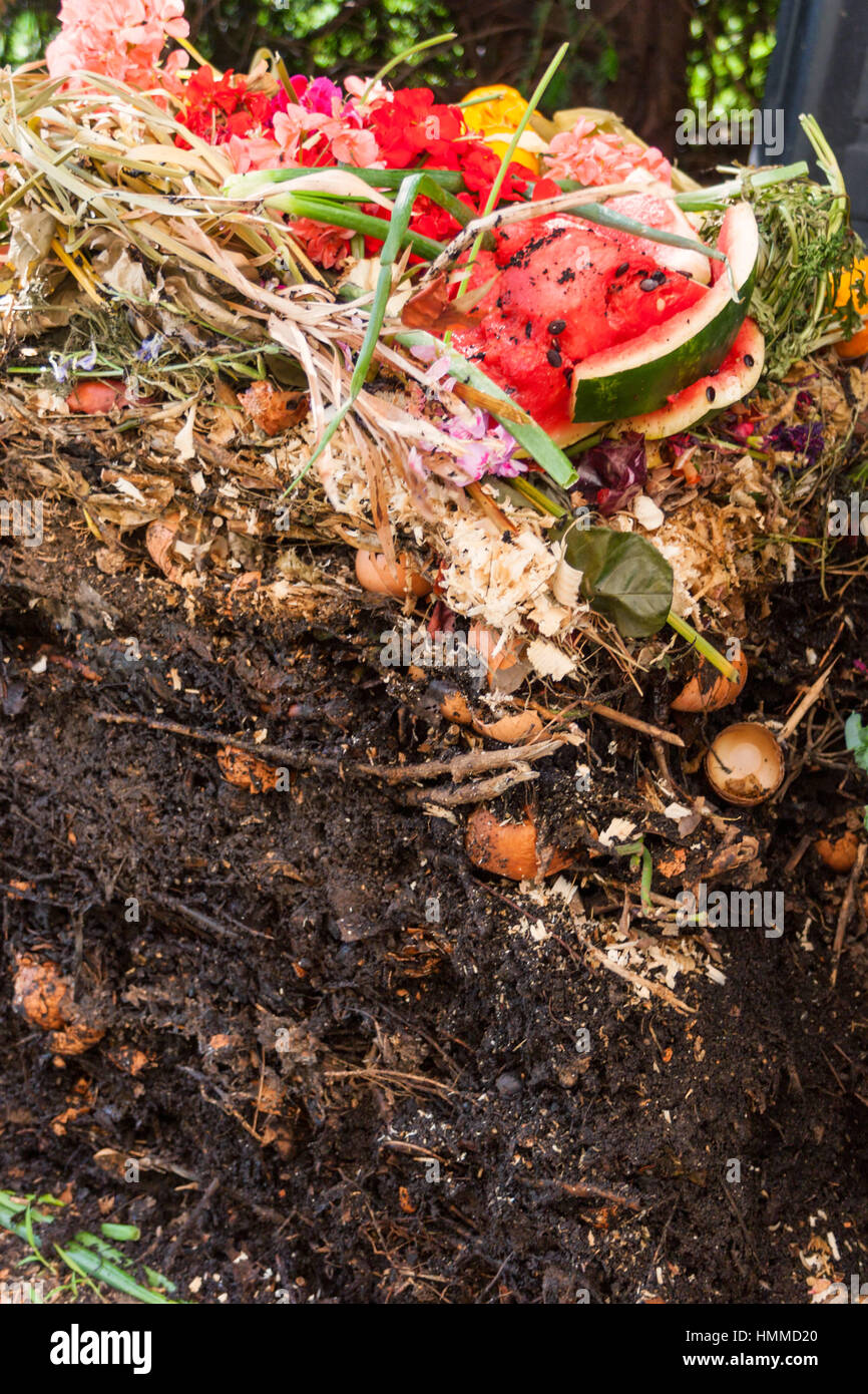 Compost heap layers pile hires stock photography and images Alamy