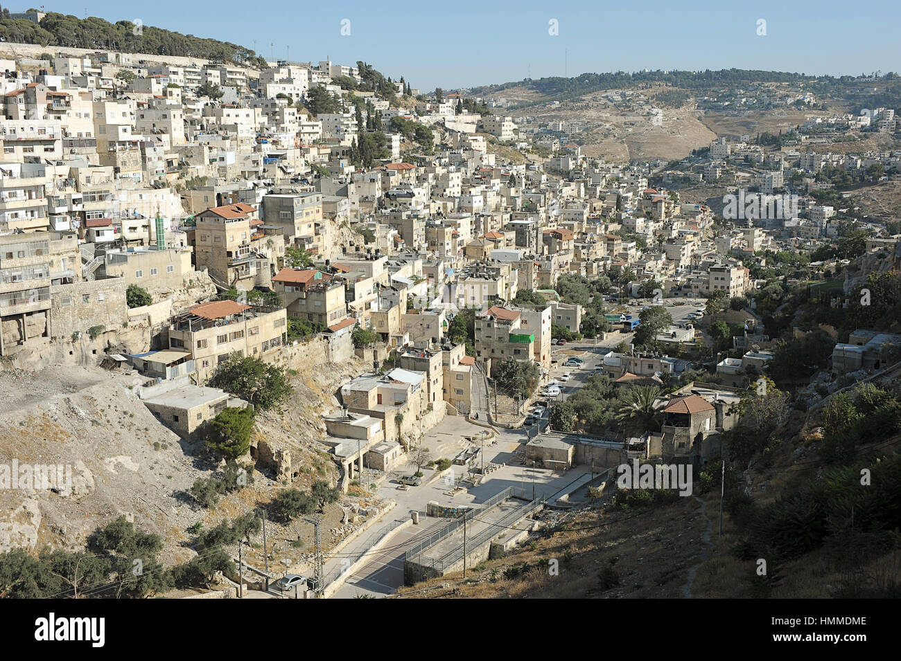 Jerusalem, view of the old city from the Mount of Olives Stock Photo ...