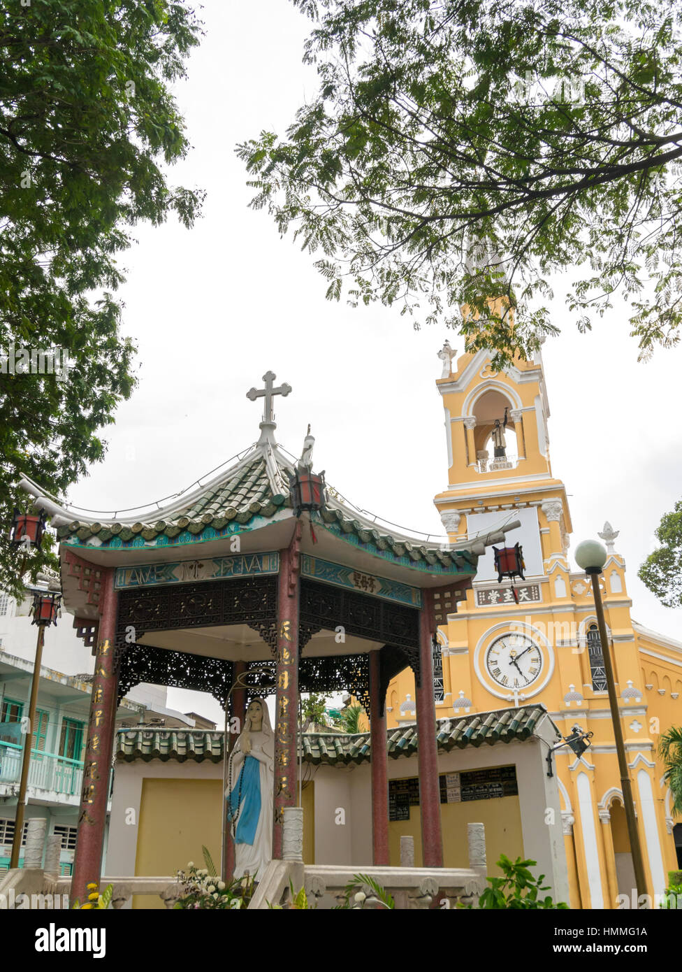 The Saint-Francis Church (Cham Tam Church) in Ho Chi Minh, Vietnam Stock Photo