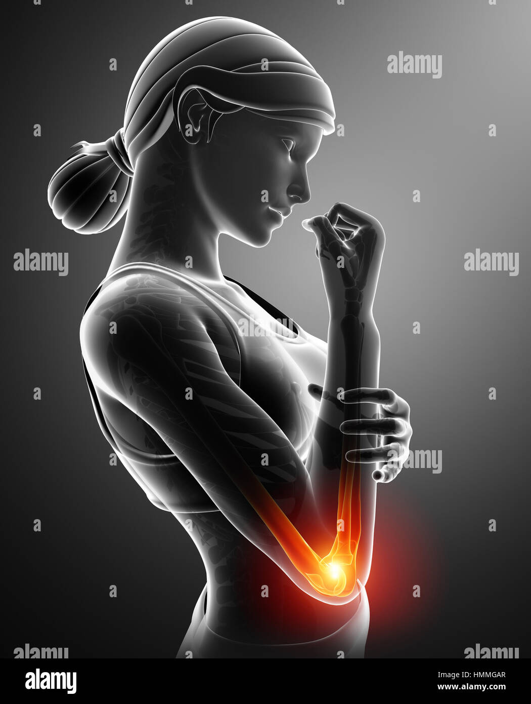 human body anatomy with joint pain Stock Photo Alamy