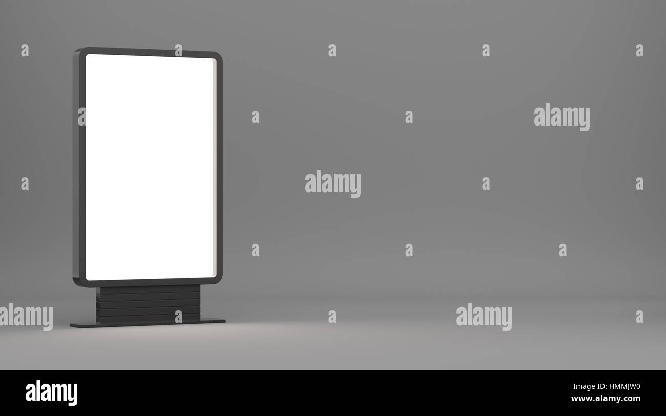 Lightboxes On Gray Studio Background Stock Photo Alamy