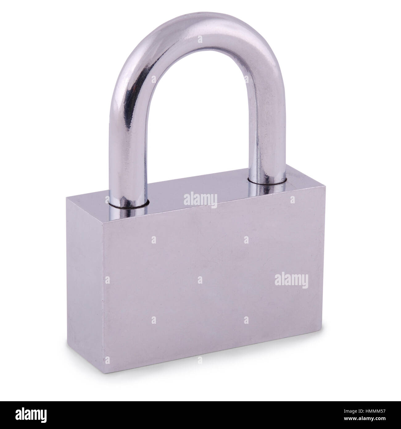 Padlock on white. Photo with clipping path Stock Photo - Alamy