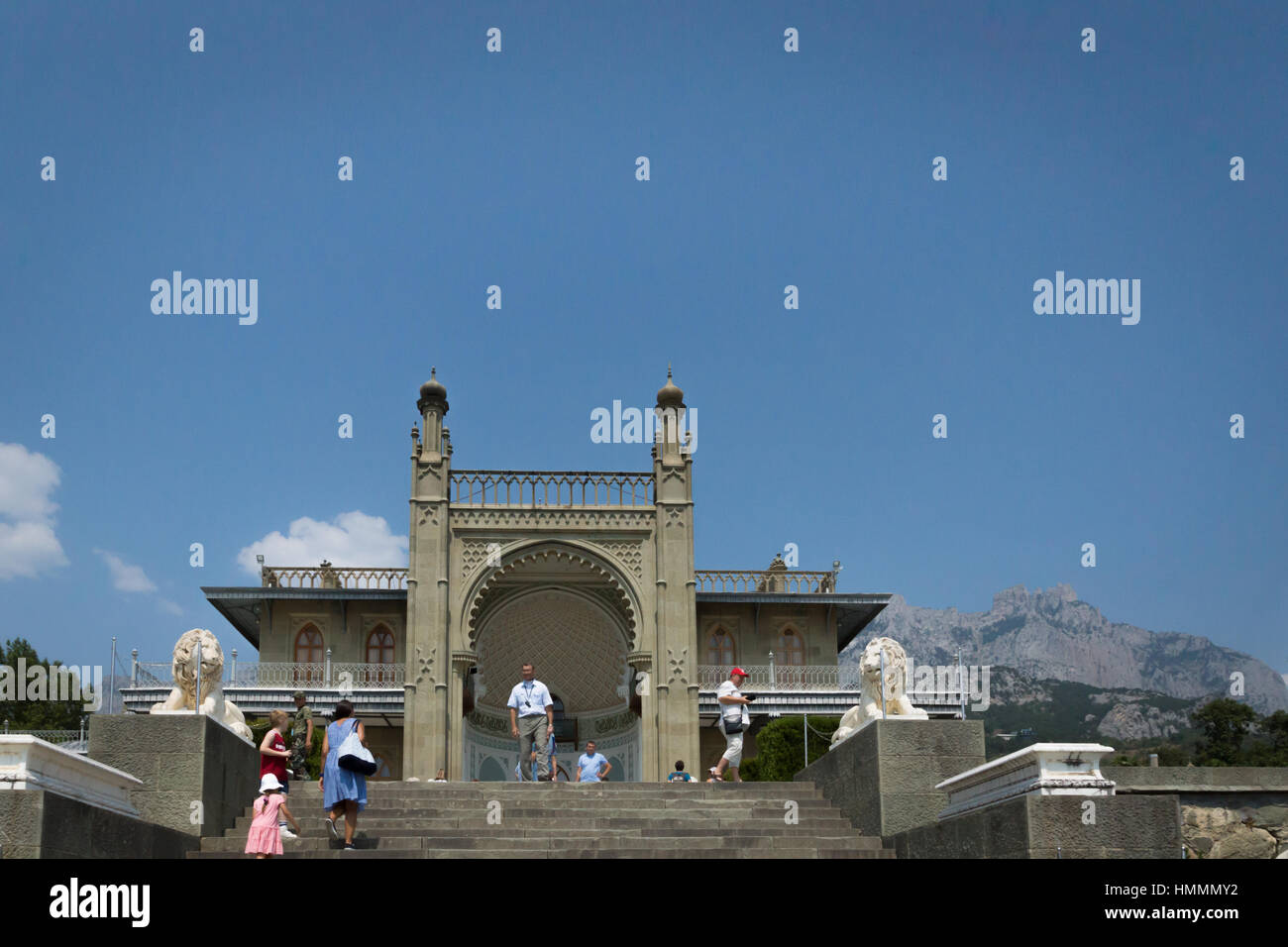 Outside the royal tsar palace in Crimea Stock Photo - Alamy