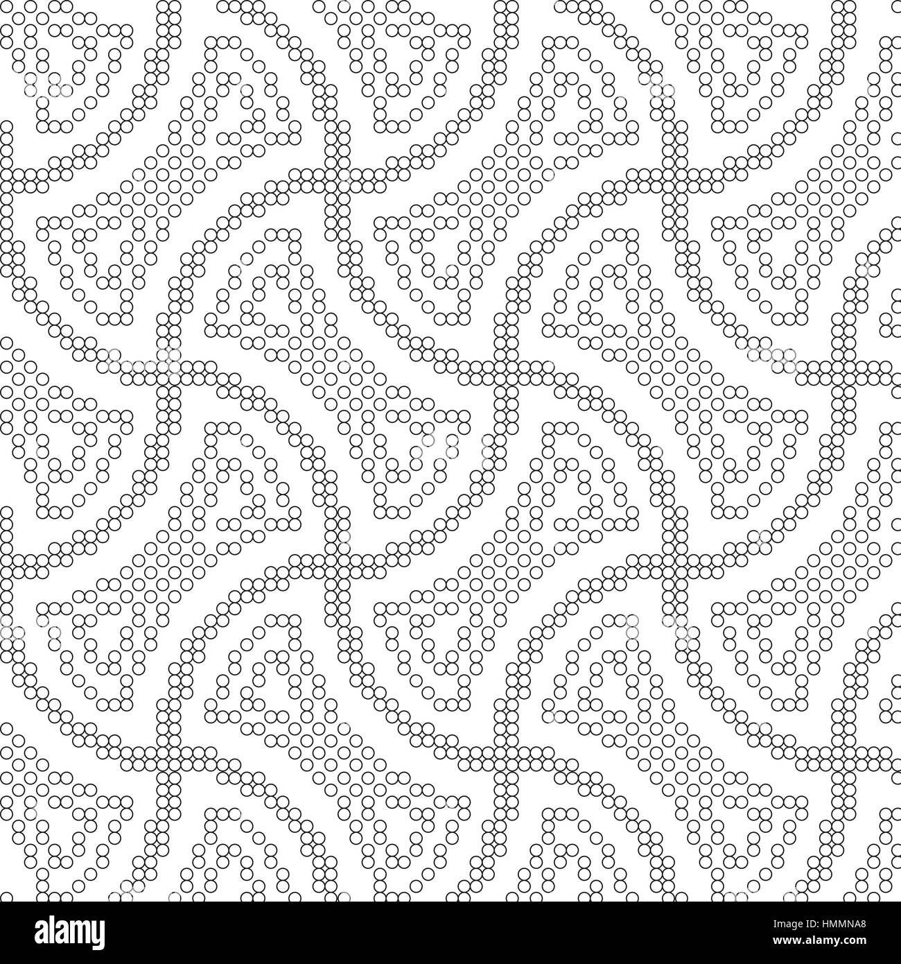 Seamless pattern. Vintage pixel texture. Monochrome. Outline. Backdrop ...