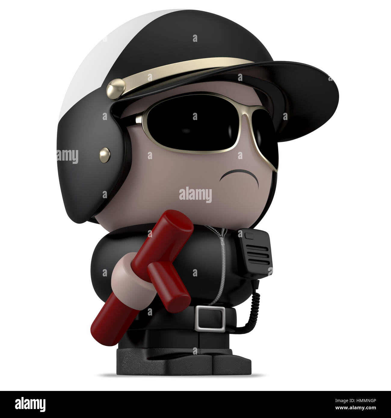 Cartoon character funny policeman hi-res stock photography and images ...