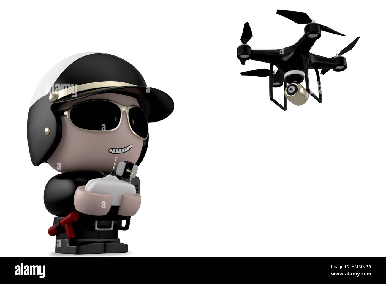 Cartoon Drone High Resolution Stock Photography And Images Alamy