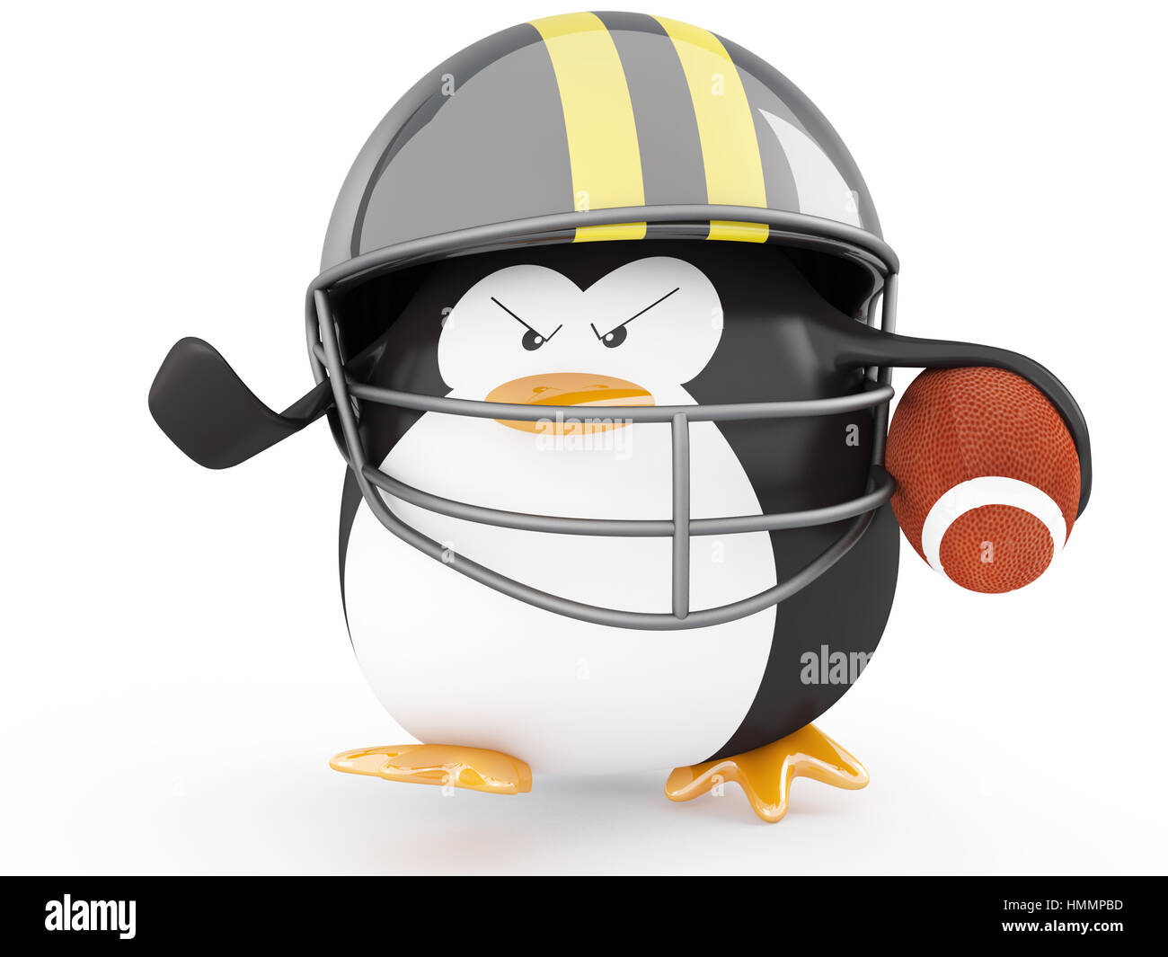 fantasy football helmet penguin Footballers Mini Based on one of the most popular on Fat american football player penguin