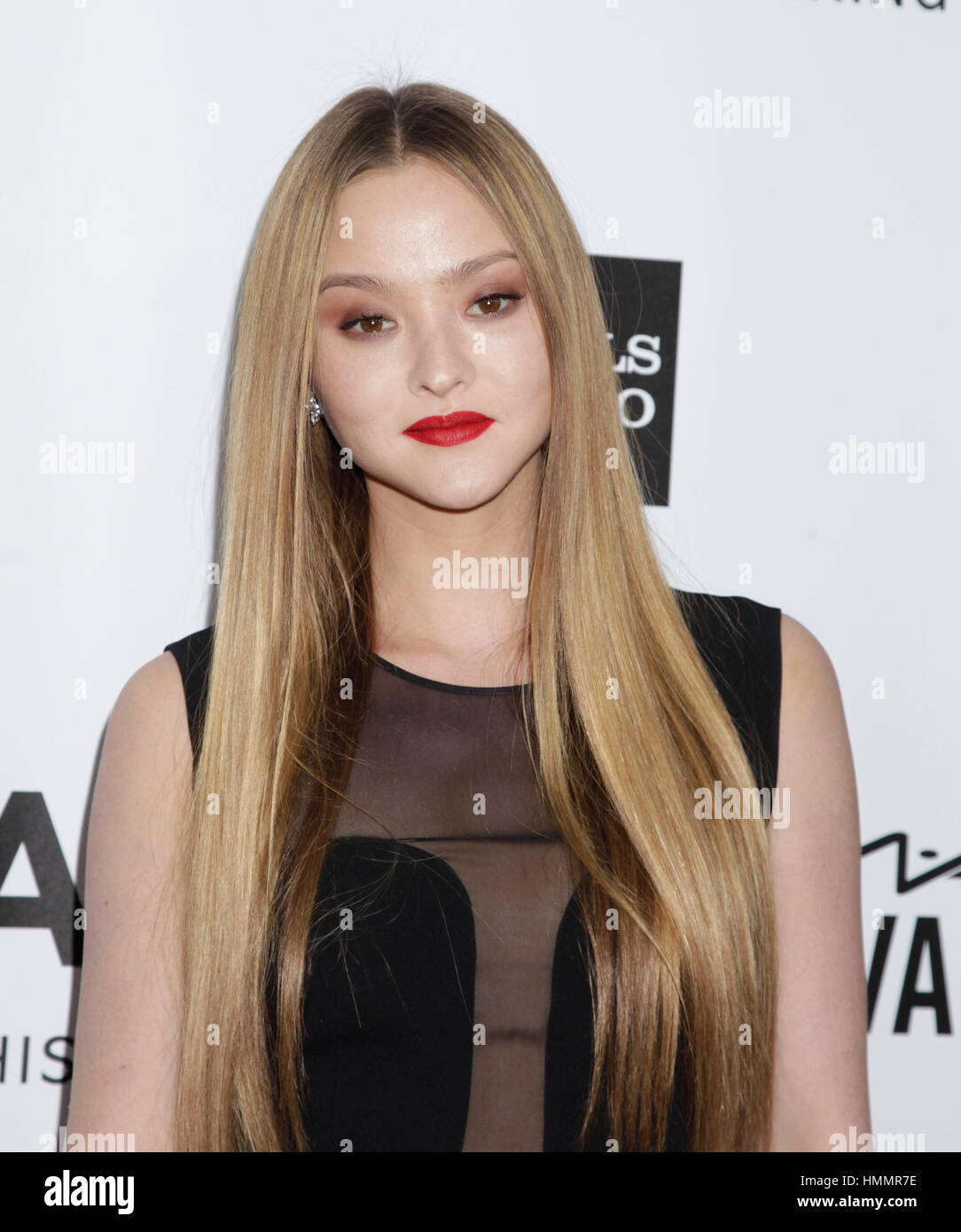 Devon Aoki arrives at the amfAR Inspiration Gala on December 12, 2013