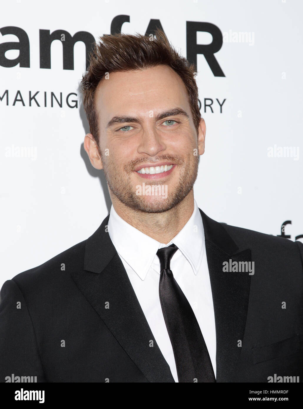 Cheyenne Jackson arrives at the amfAR Inspiration Gala on December 12