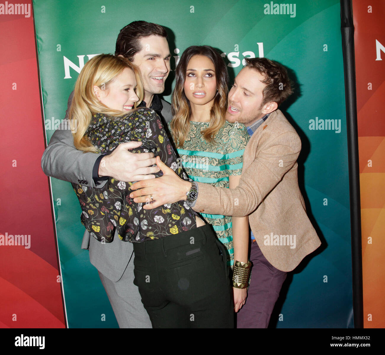 Kristen Hager Sam Witwer Meaghan Rath and Sam Huntington from