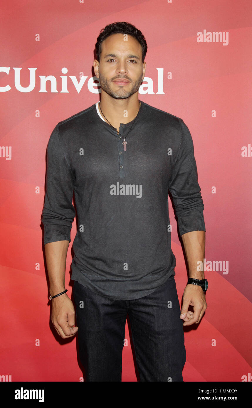 Daniel Sunjata arrives at the NBCUniversal TCA Press Tour on January 7, 2013, in Pasadena