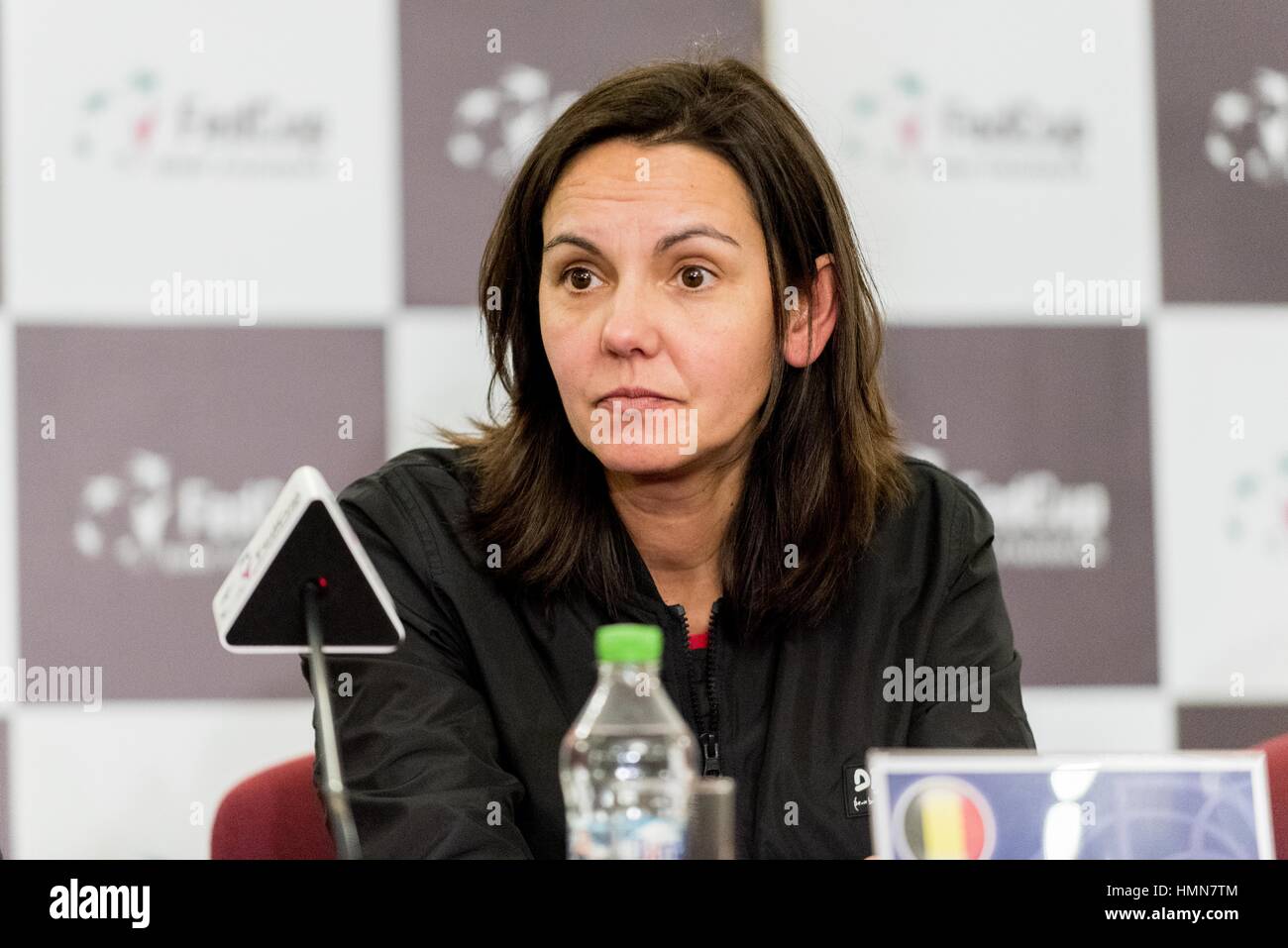 Bucharest, Romania. 10th Feb, 2017. Dominique Monami The team captain