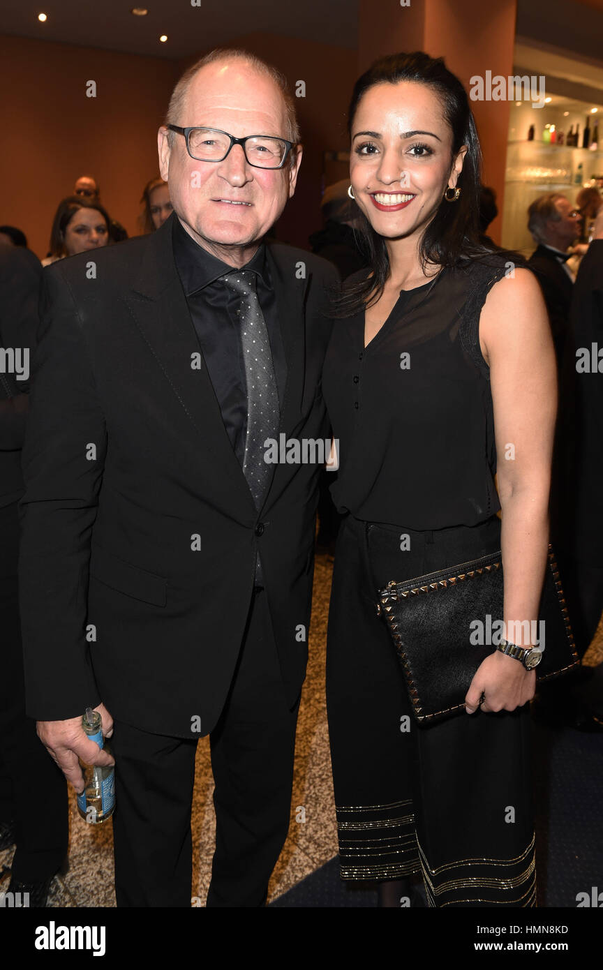 Berlin Germany 9th Feb 2017 Burghart Klaussner And Sawsan Chebli Stock Photo Alamy