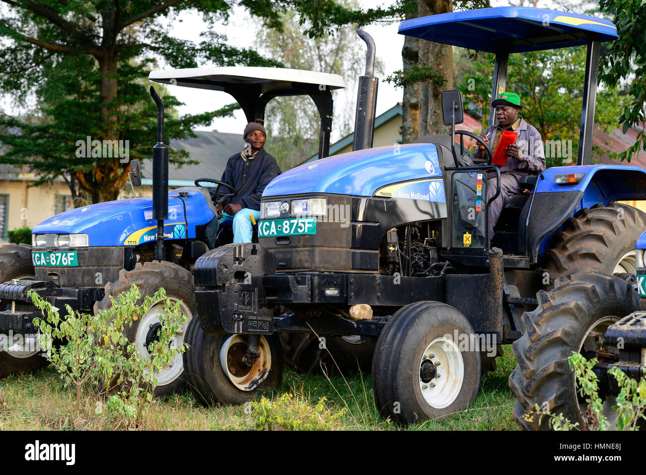KENYA, County Kakamega, Bukura, ATDC Agricultural Technology Development Center, New Holland