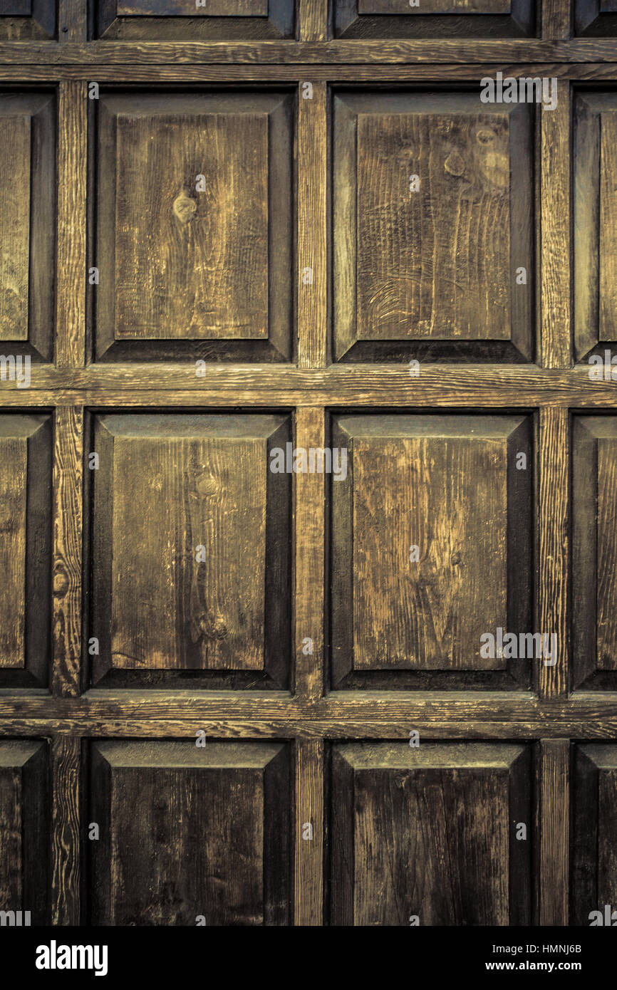 Wood texture with inlay wooden panels Stock Photo - Alamy