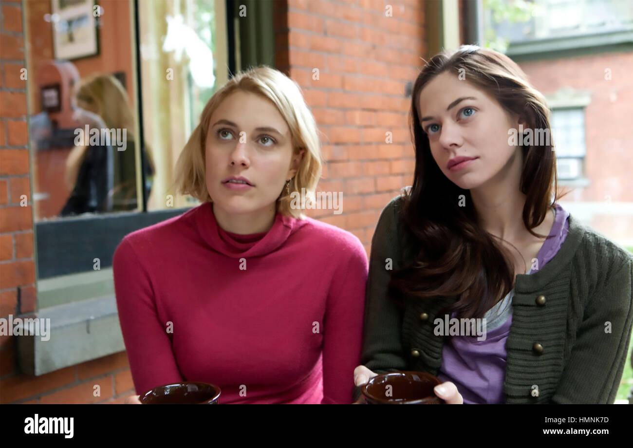 DAMSELS IN DISTRESS 2011 Westerly Films production  with Greta Gerwig at left and Analeigh Tipton Stock Photo