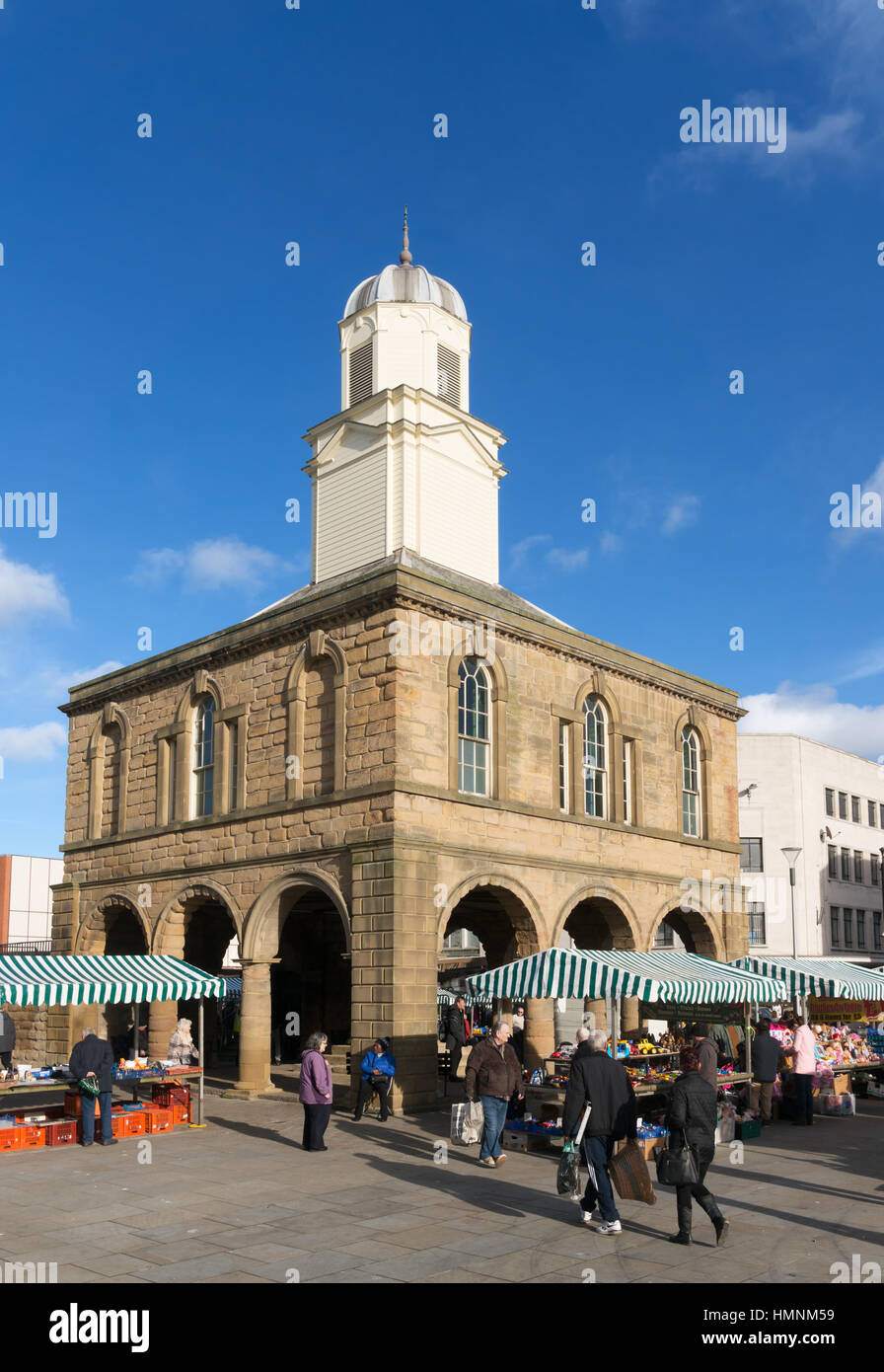 The old town hall and outdoor market, within South Shields Market