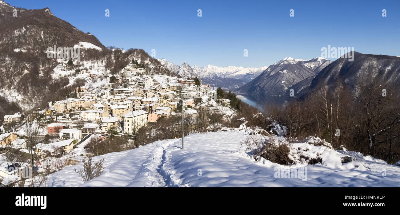 Lugano Winter High Resolution Stock Photography and Images Alamy
