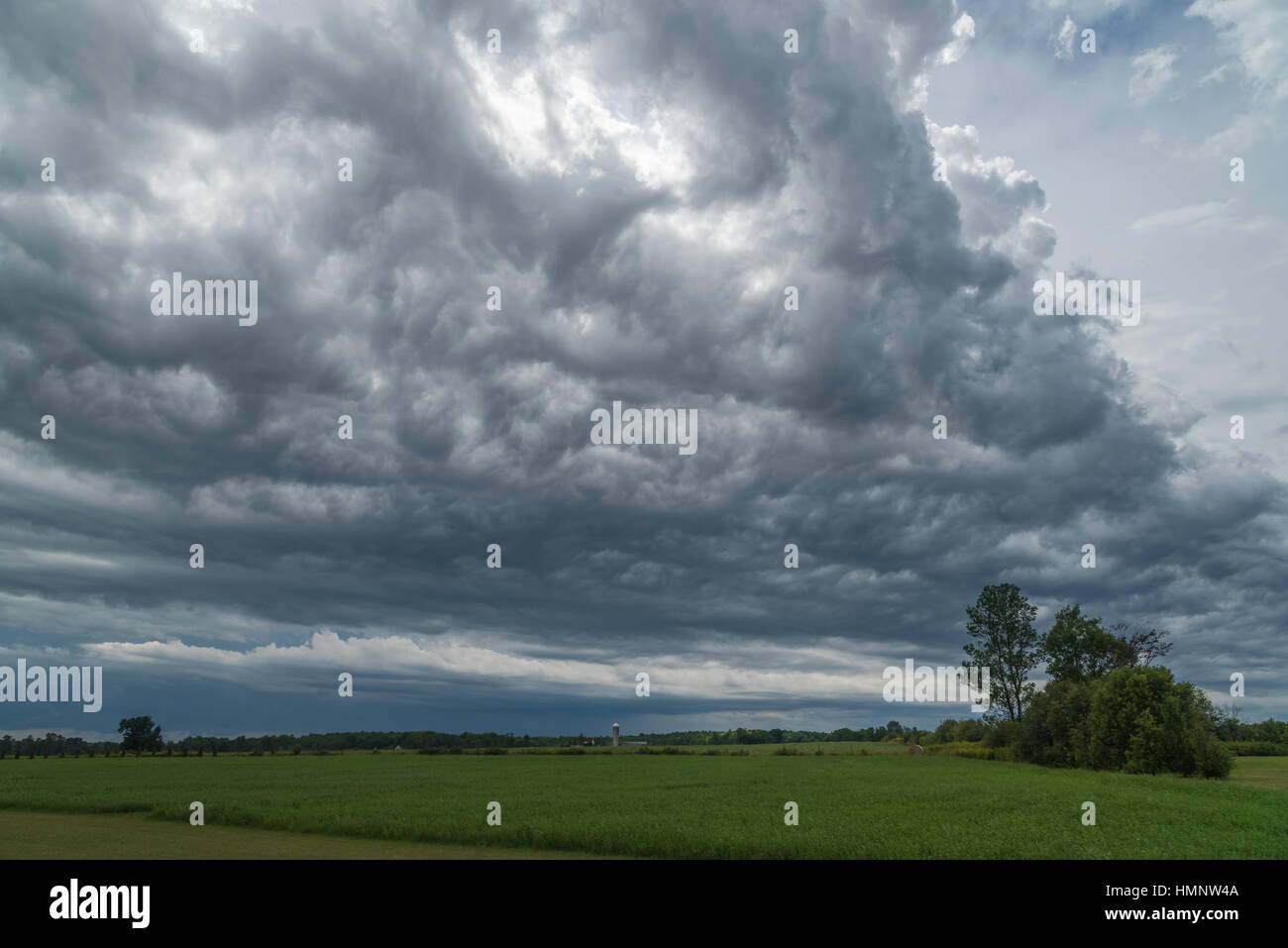 Storm Clouds above ground of South Ontario, Canada Stock Photo - Alamy