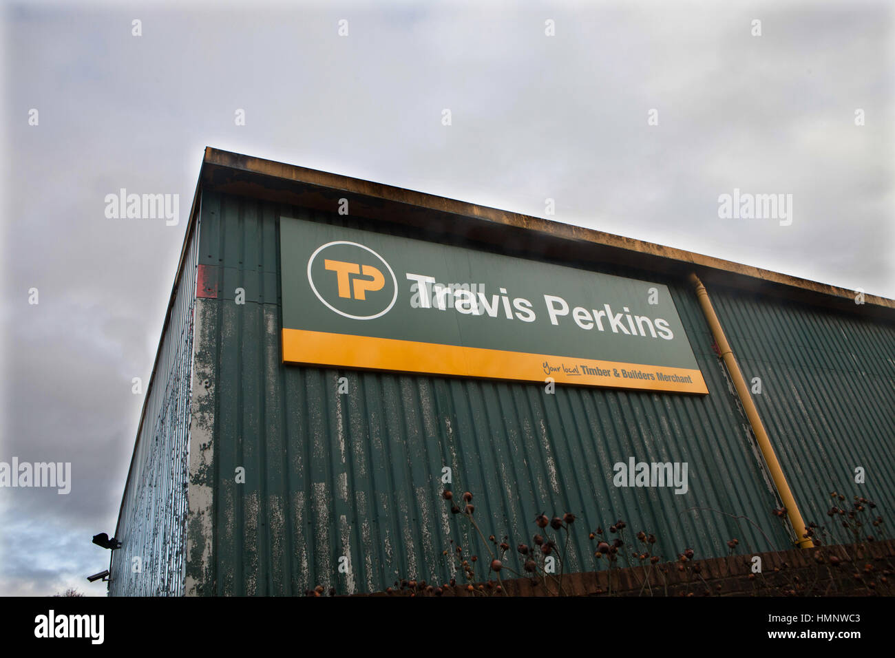 Travis Perkins Bath Rd, Stroud GL5 3JB Stock Photo