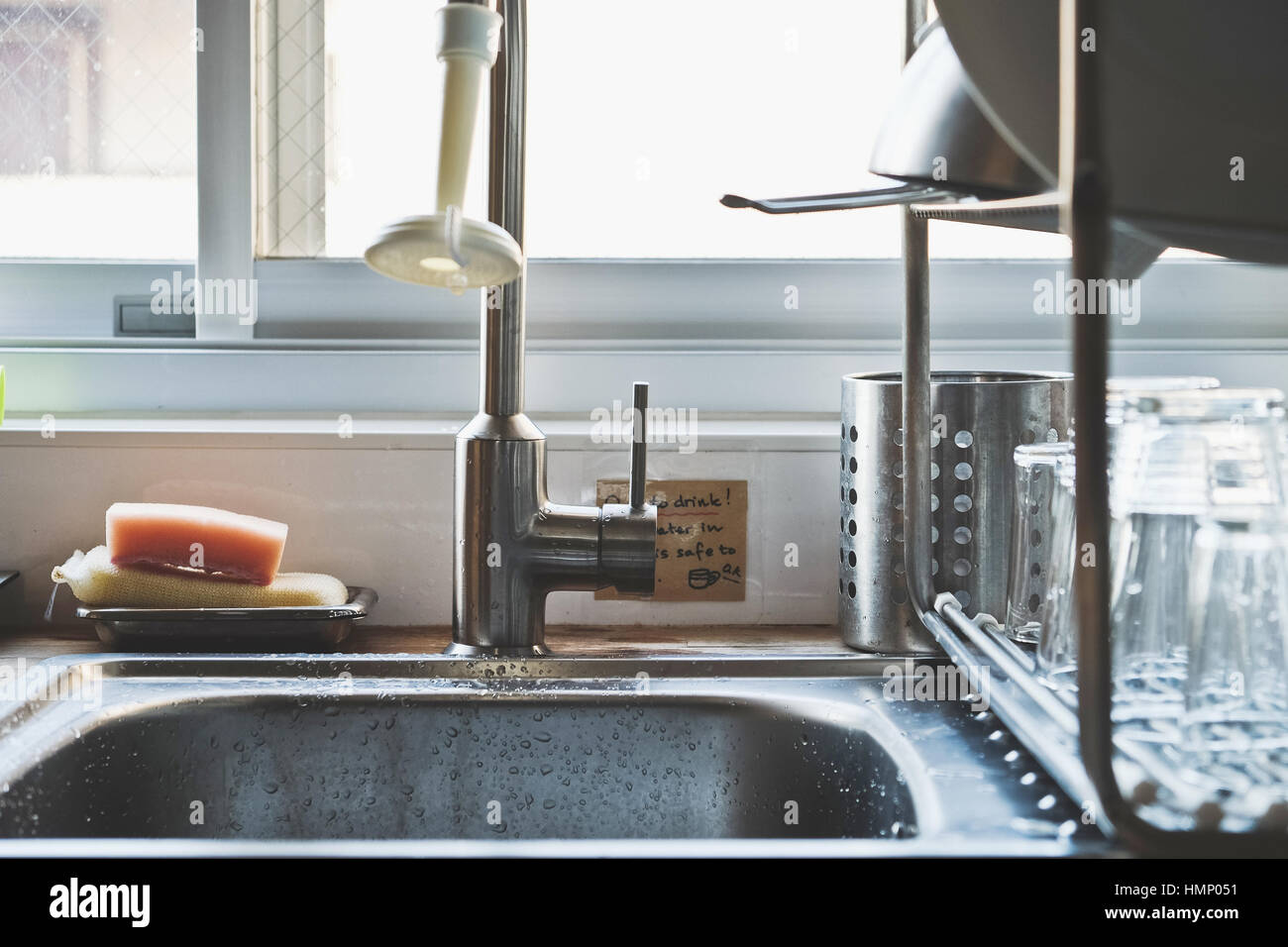 Interior of rural kitchen Stock Photo - Alamy