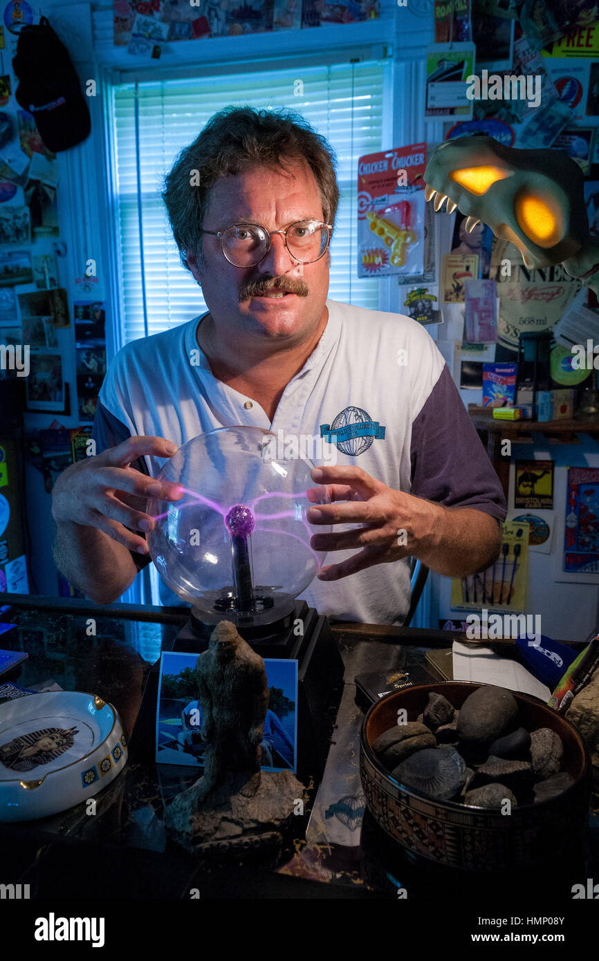 Author David Hatcher Childress at the World Explorers Club in Kempton