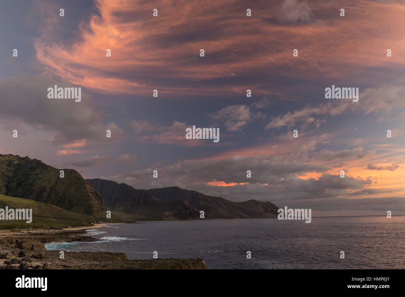 Waianae, Hawaii Stock Photo Alamy