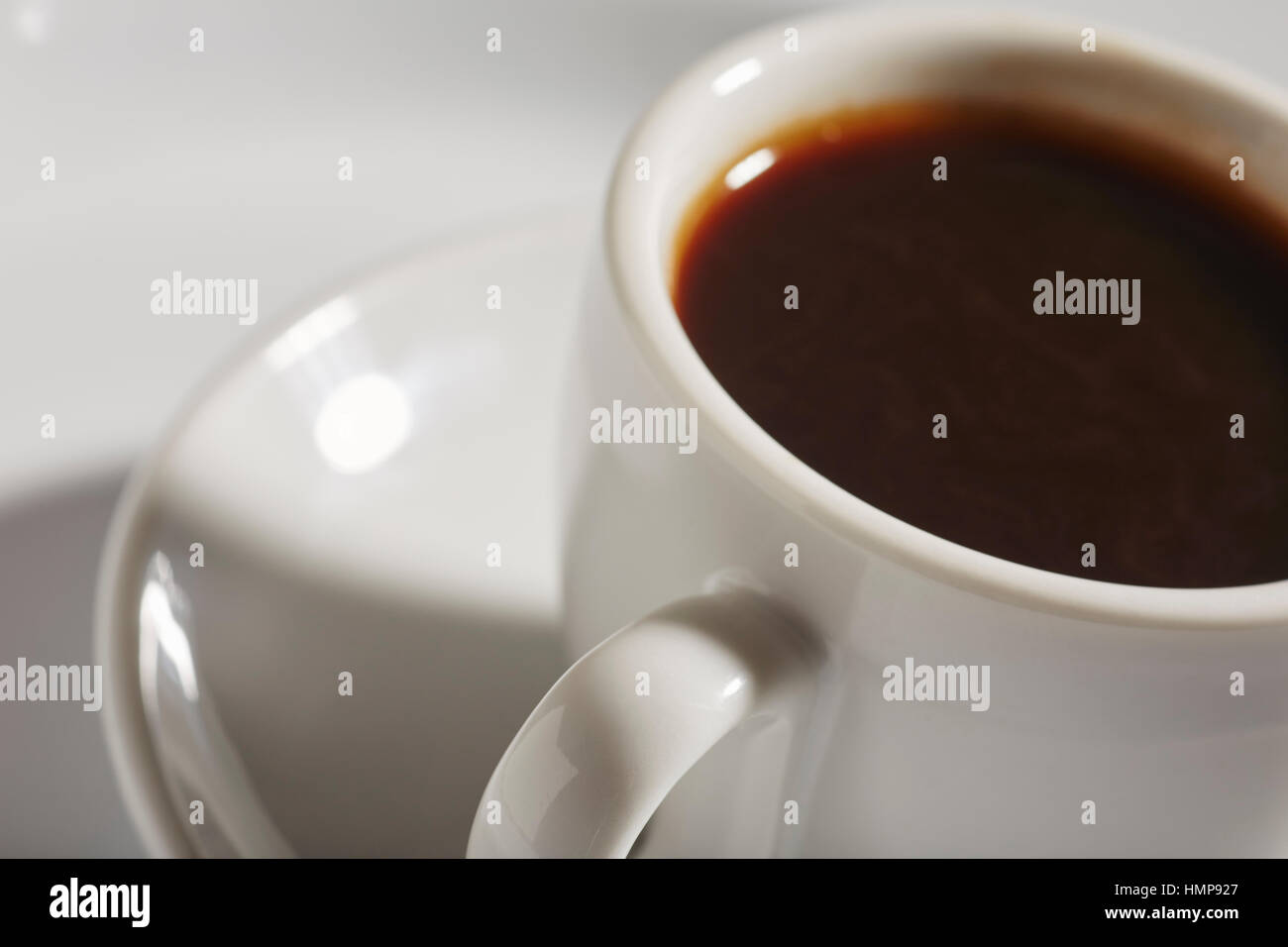 a cup of espresso coffee Stock Photo