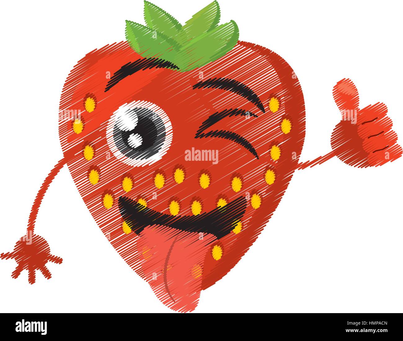 strawberry expressions silly face Stock Vector Image & Art - Alamy
