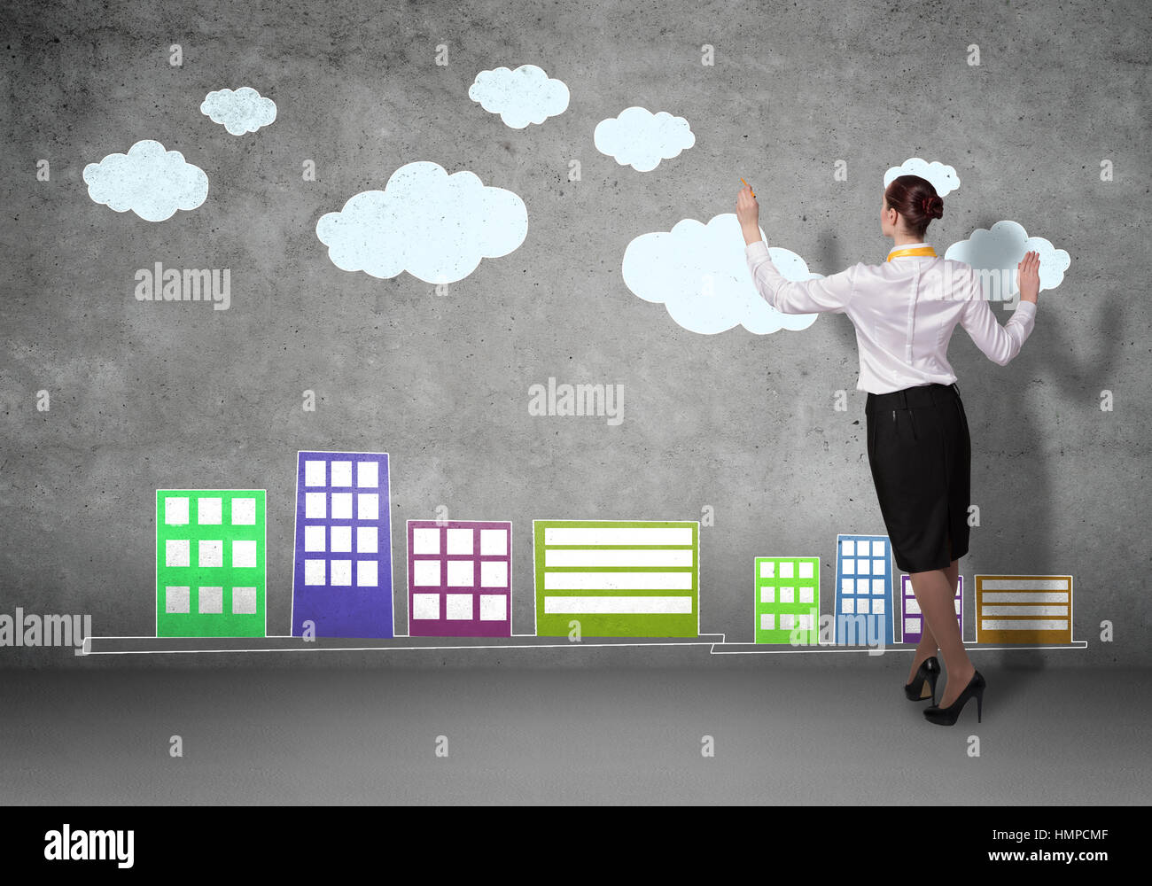 Architect at work Stock Photo - Alamy