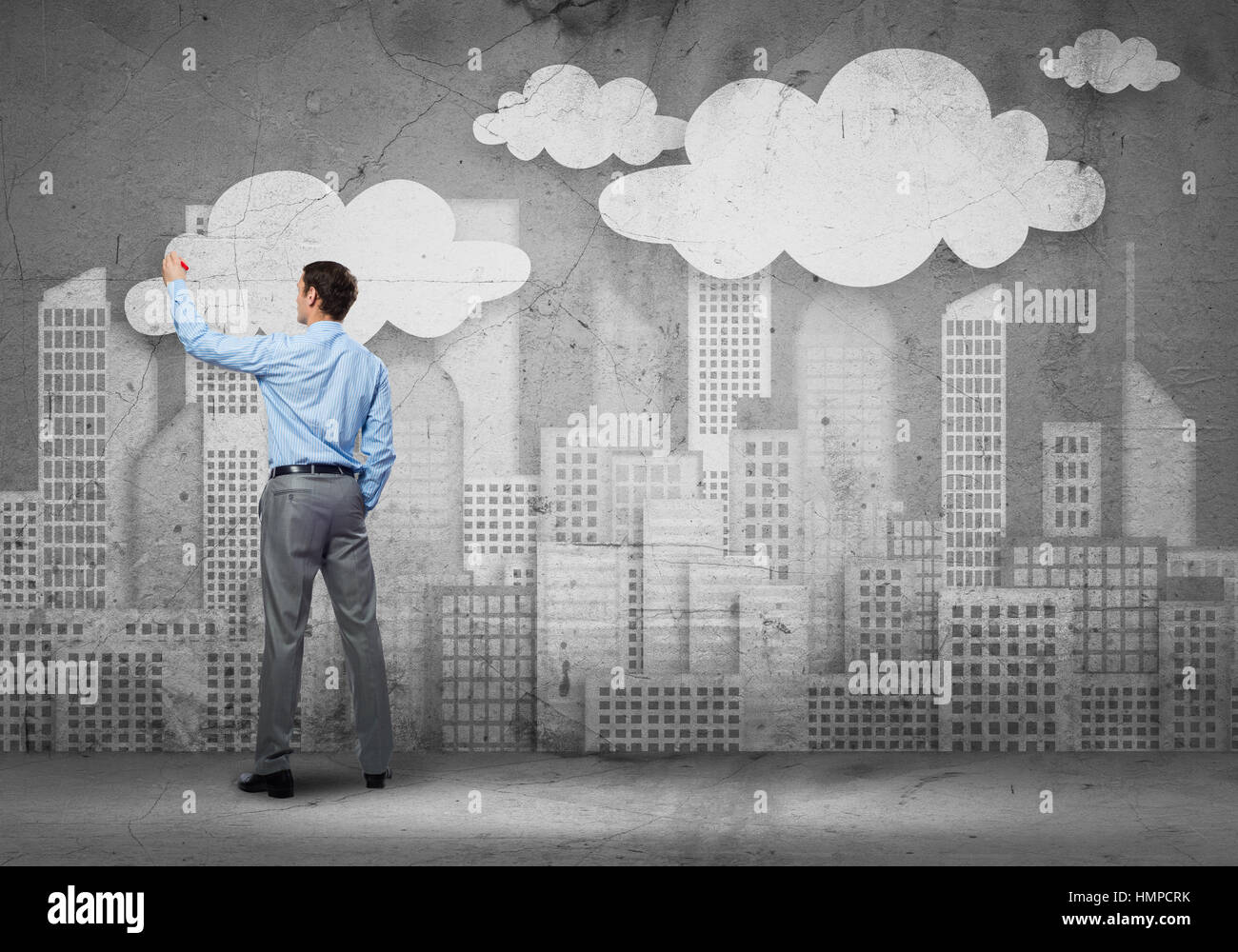 Architect at work Stock Photo - Alamy