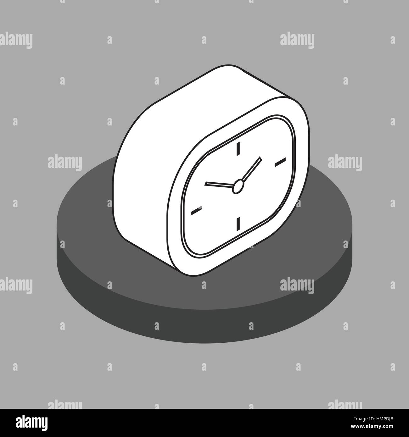 Black and white clock hi-res stock photography and images - Alamy