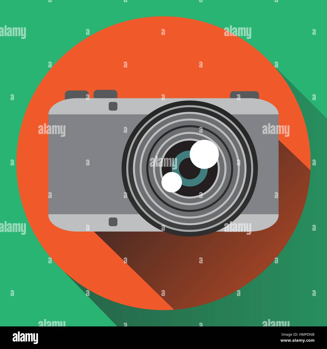 Vector flat colors photo camera Stock Vector Image & Art - Alamy