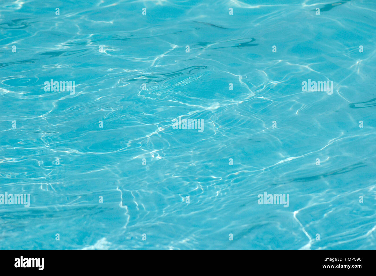 Water surface, chlorine water Stock Photo
