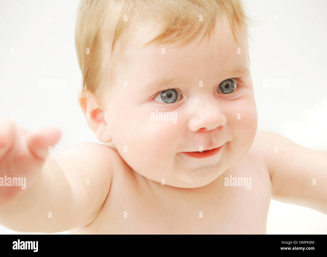 7 month old baby Stock Photo Alamy