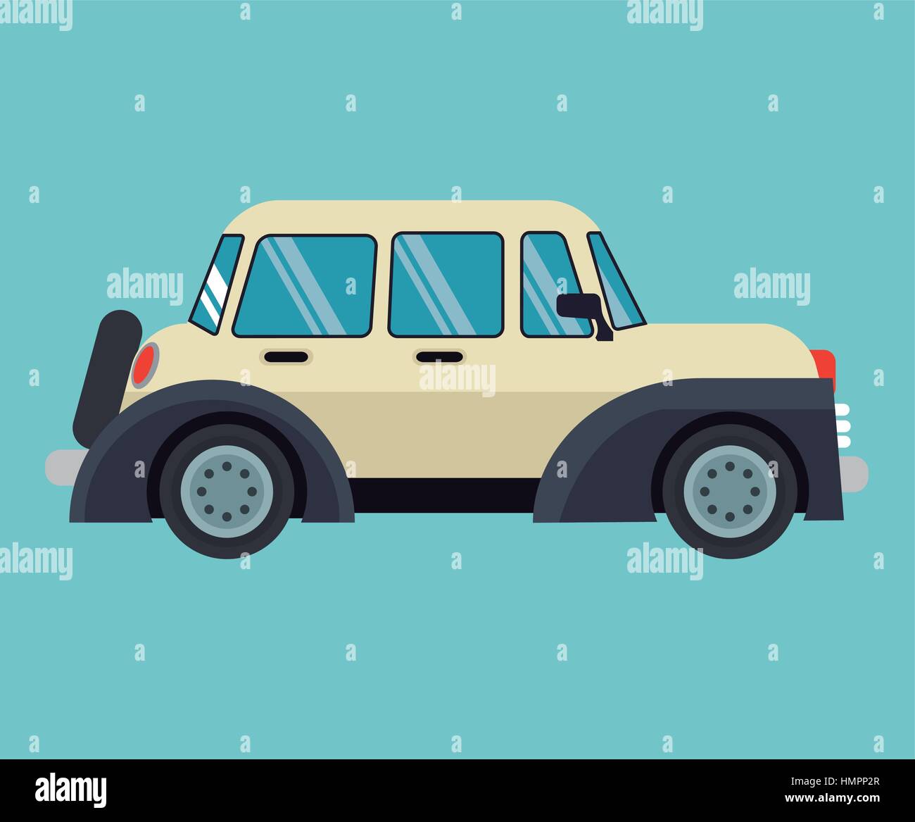Classic car interior Stock Vector Images - Alamy