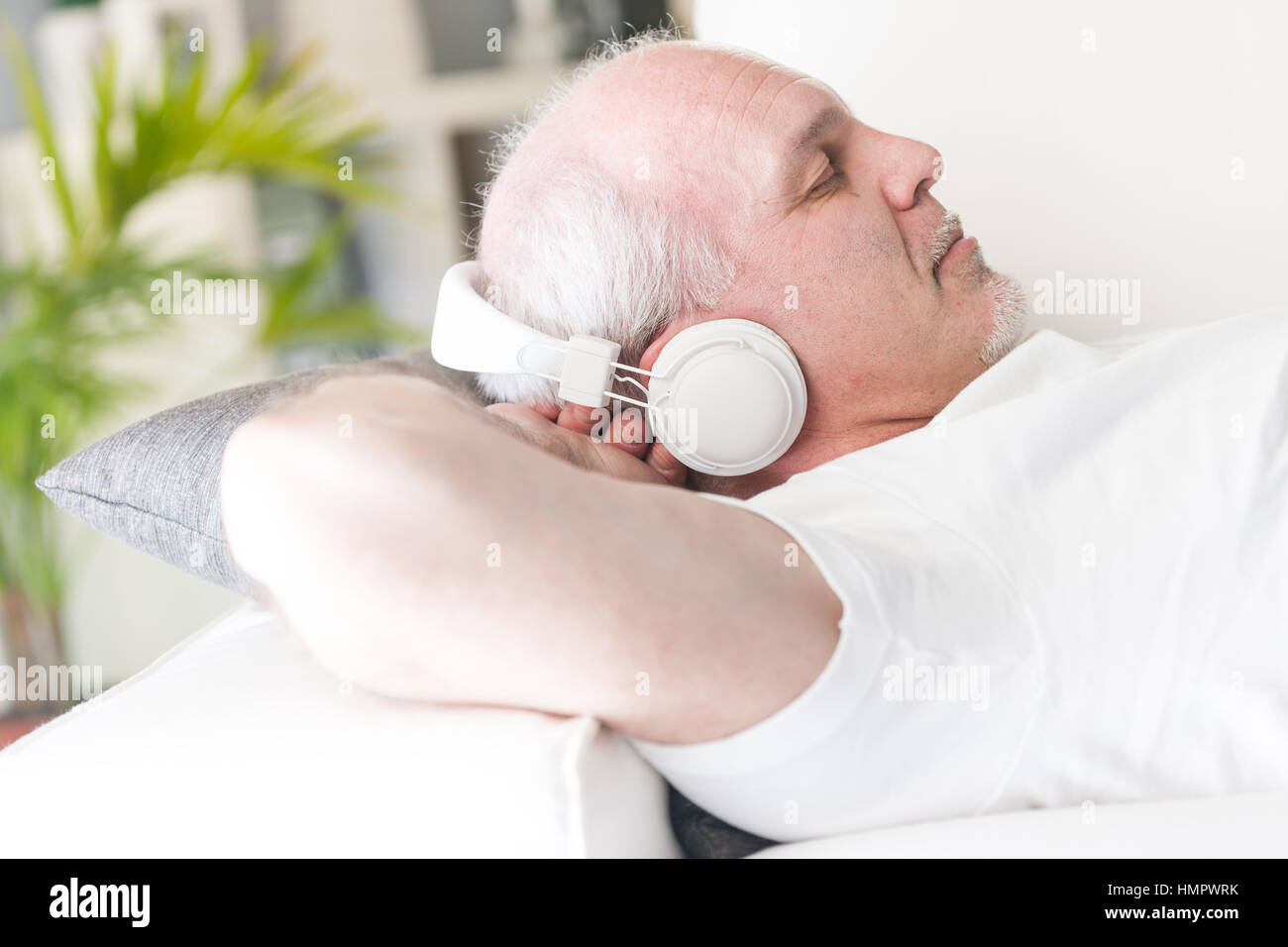 Old man hands behind back hi-res stock photography and images - Alamy