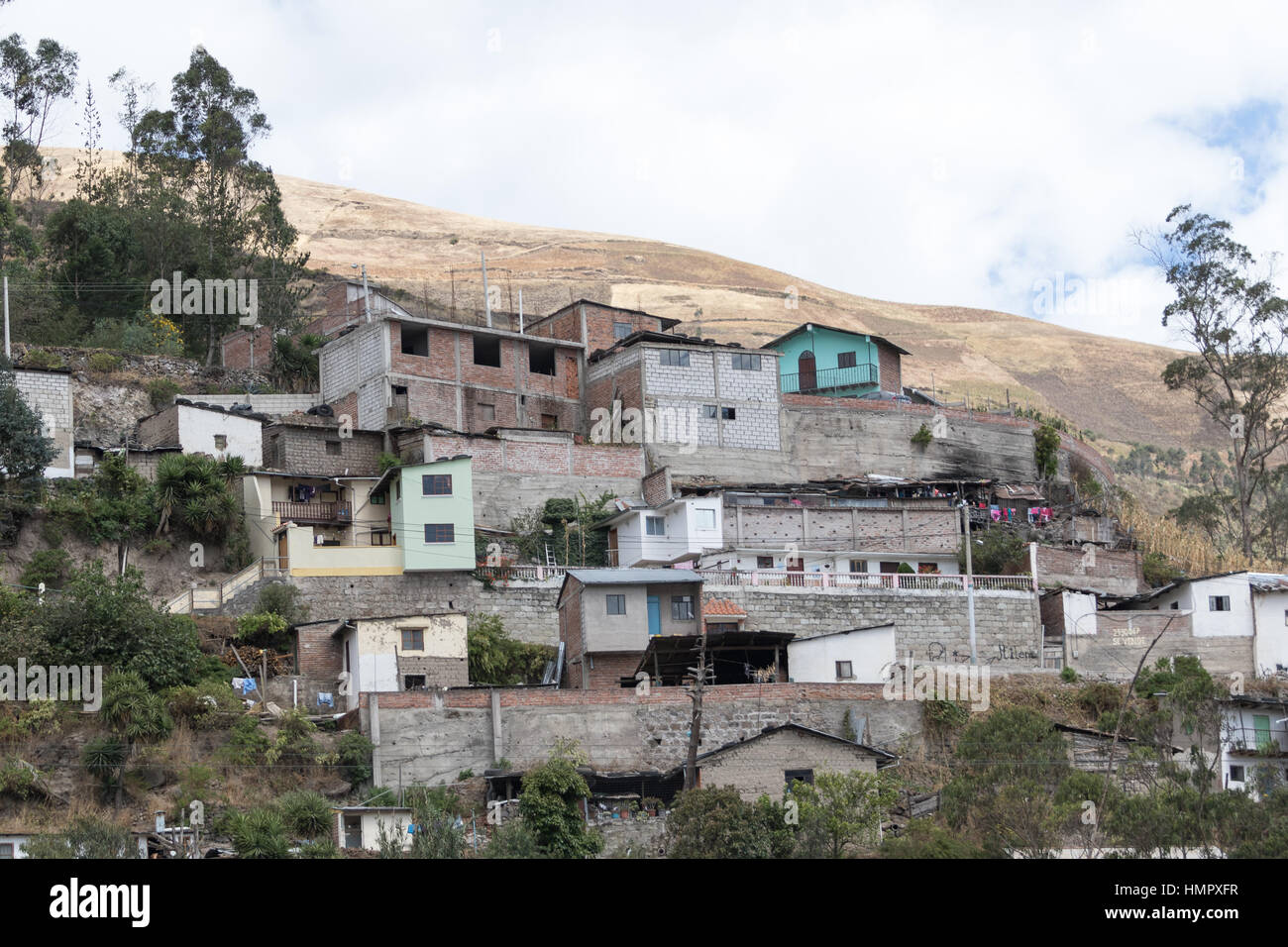 Urban Landscape architecture Alausi Ecuador Stock Photo - Alamy