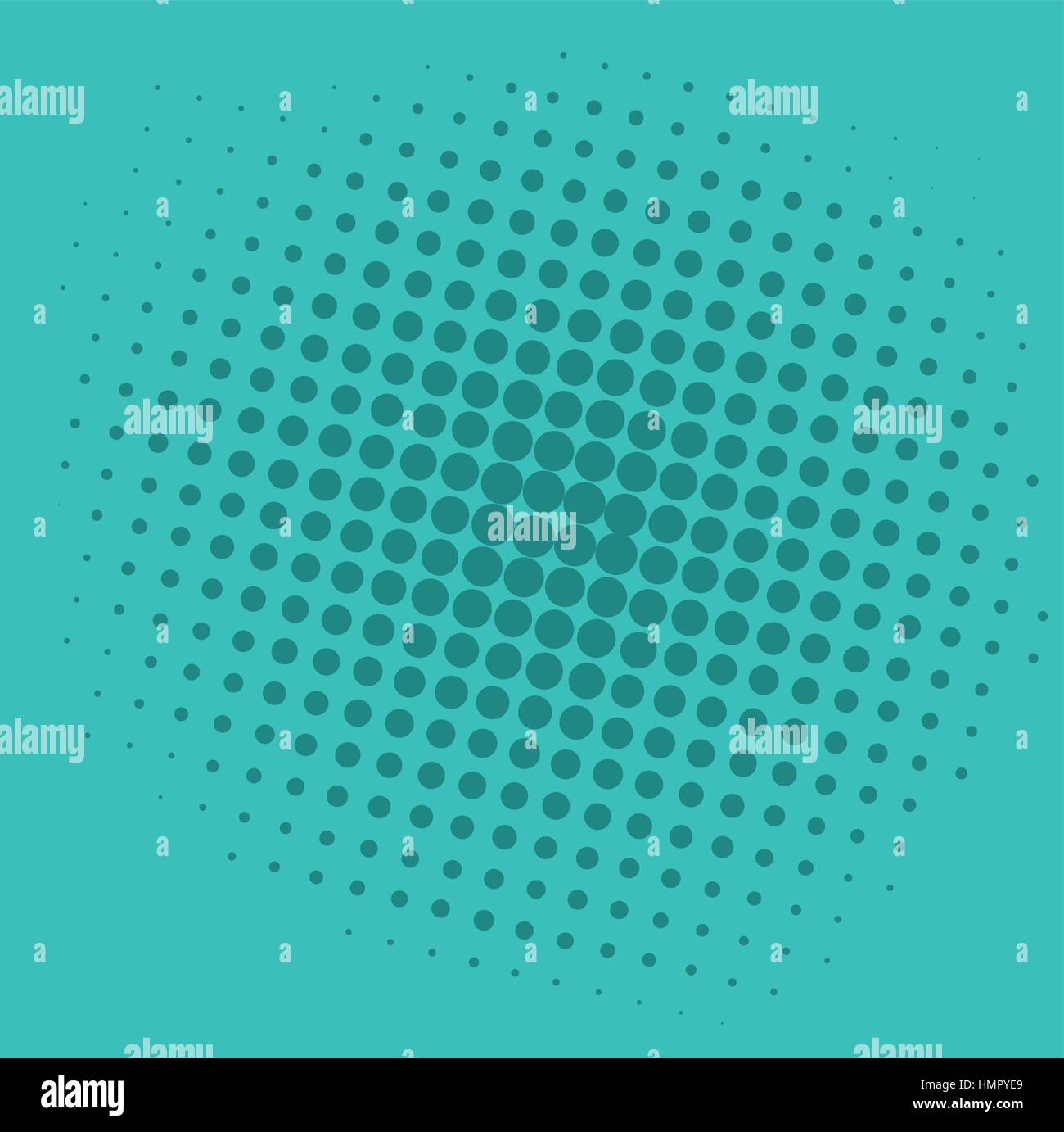 Pop Art Tosca Green Dots Comic Background Vector Template Design