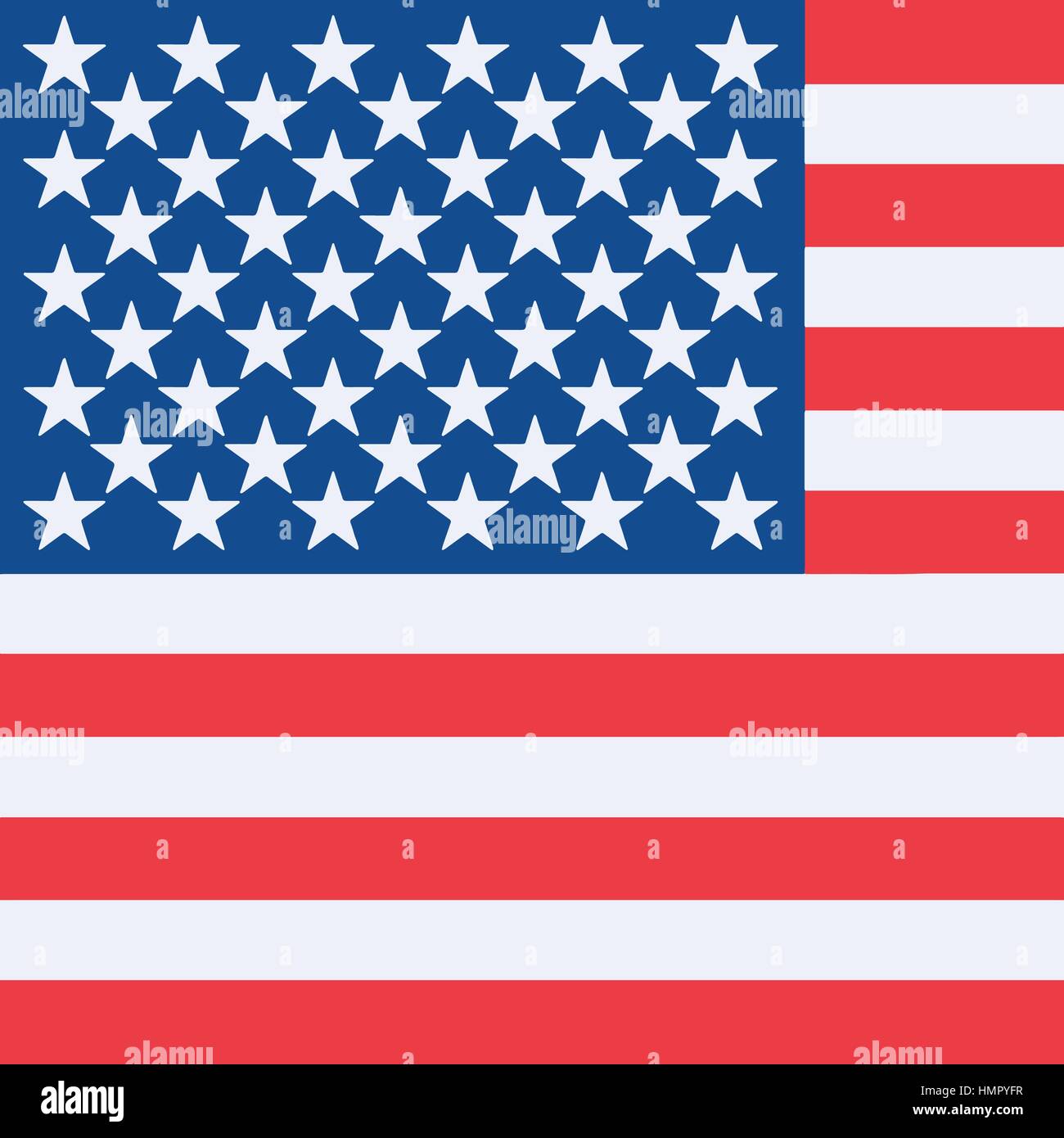 The Flag of the United States of America Vector Illustration Stock ...
