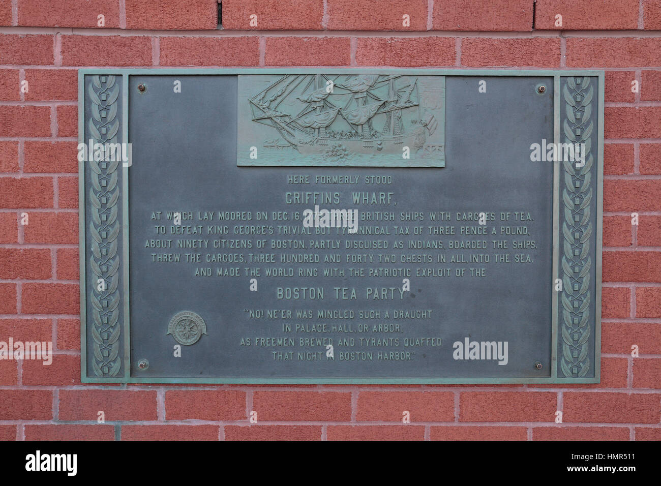 Boston harbor griffin's wharf hires stock photography and images Alamy