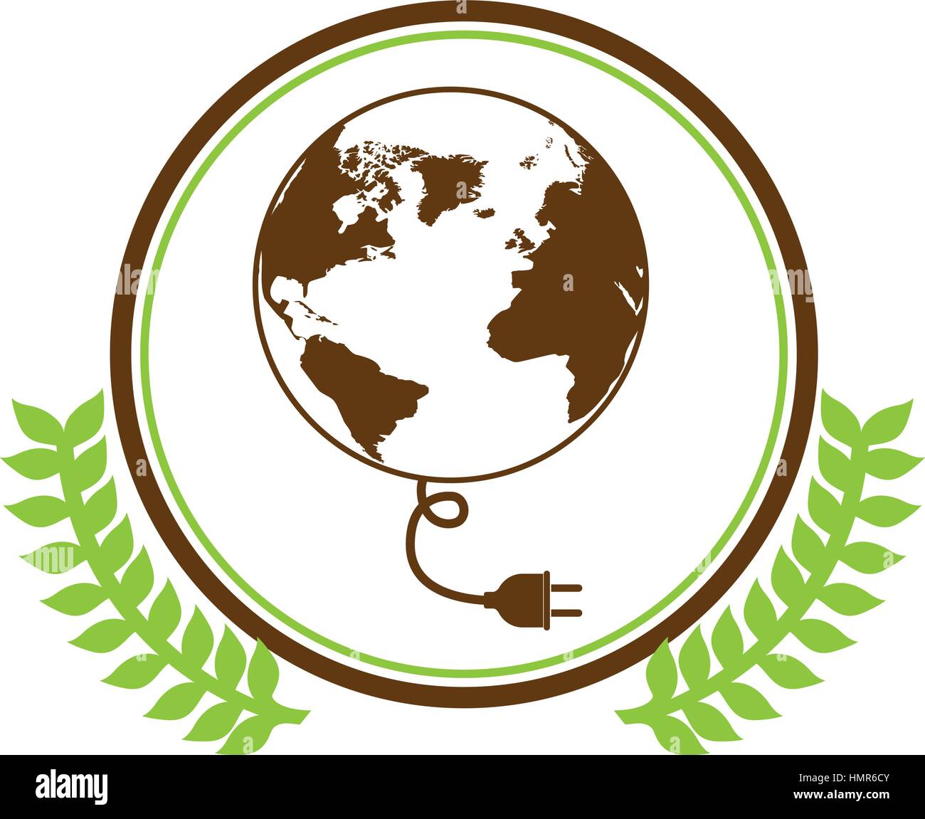 Green ecology concept Stock Vector Image & Art - Alamy