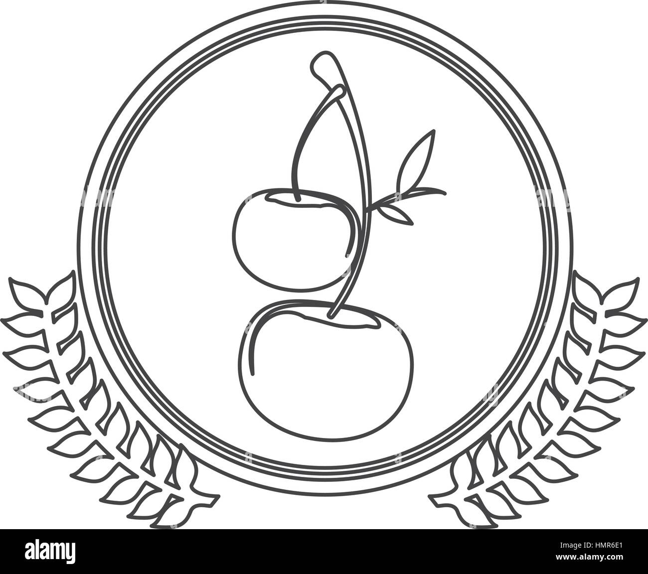 Cherries Black and White Stock Photos & Images Alamy