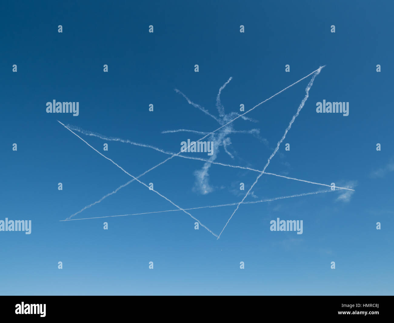 Demonstration Flights of Blue Impulse. Blue Impulse is the aerobatic