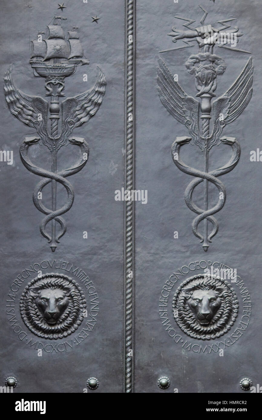 decorative steel doors Stock Photo Alamy