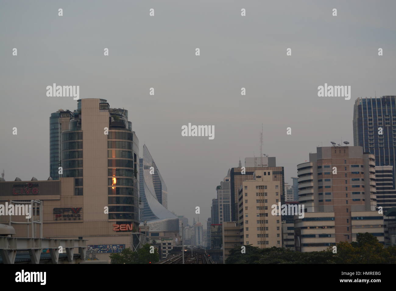 Skyline of Bangkok Stock Photo - Alamy