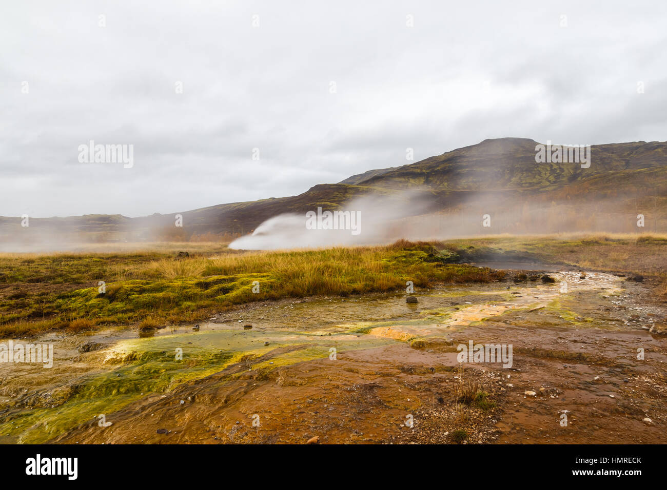 Geyser in Iceland Stock Photo - Alamy
