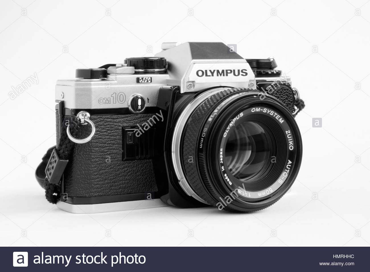 Olympus om10 35mm film camera black and white